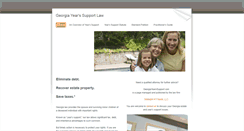 Desktop Screenshot of georgiayearssupport.com